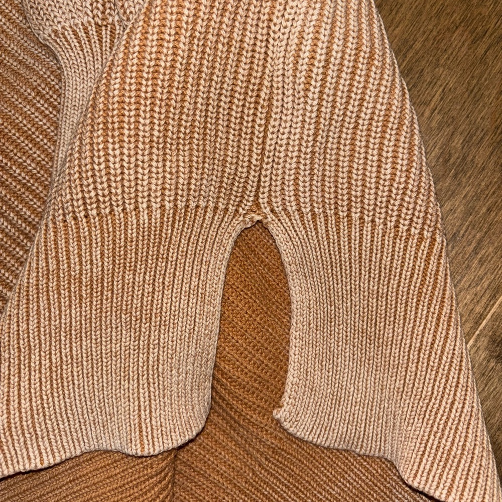 Aerie Tan Cowl Neck Sweater - Picture 5 of 5